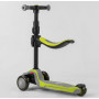 Самокат дитячий Best Scooter з сидінням салатовий (JS-20815)