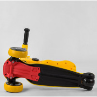 Самокат дитячий Best Scooter MAXI з сидінням жовтий (ST-16801)
