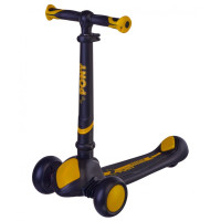 Самокат Maraton Pony B із підсвіткою на корпусі чорно-жовтий (MR0038BLY)