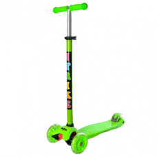 Дитячий самокат ITRIKE MAXI триколісний салатовий (JR3-003-BGR)