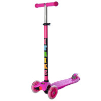 Дитячий самокат ITRIKE MAXI триколісний малиновий (JR3-003-BML)