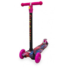 Самокат Maraton MAXI Космічна туманність триколісний з LED-підсвіткою (MR0019VS)