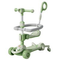 Самокат Maraton Baby Care 388 3 в 1 із світло-звуковими ефектами зелений (SMR0042GR)