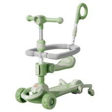 Самокат Maraton Baby Care 388 3 в 1 із світло-звуковими ефектами зелений (SMR0042GR)