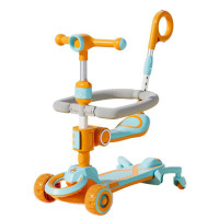 Самокат Maraton Baby Care 388 3 в 1 із світло-звуковими ефектами помаранчевий (SMR0042OR)