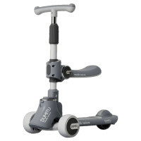 Самокат Domitu 2в1 із музикою темно-сірий (SMRT008-1DGRY)