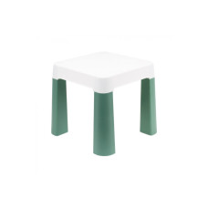 Табуретка ТехноК дитяча біло-зелена (TH0884)