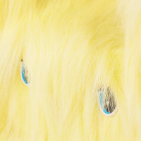 Дитячий Стільчик Попелюшка Пухнастик 43см банановий (ZL6266)