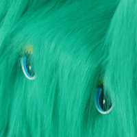 Дитячий Стільчик Попелюшка Пухнастик 43см зелений (ZL6267)