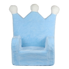 Дитяче Крісло Попелюшка Принц 75см блакитне (ZL586)