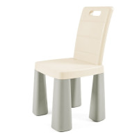 Стілець-табурет для дітей Doloni Toys трансформер сіро-бежевий 60 см (04690/11)