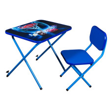 Парта OMMI для навчання та ігор Тачки синя (PT-55TBL)