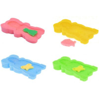 Поролоновий матрац Tega у дитячу ванну MINI з іграшкою-губкою (асорт.) (BA-003)