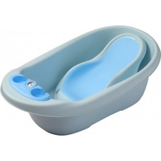Ванночка дитяча Babyhood Дельфін з гіркою 87см блакитна (BH-314B)