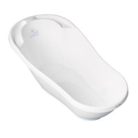 Ванночка дитяча TEGA зі зливом зайчики біла 92см (KR-011-103)