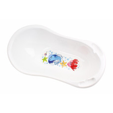 Ванночка дитяча ТехноК Морські мешканці біла (TH9444)