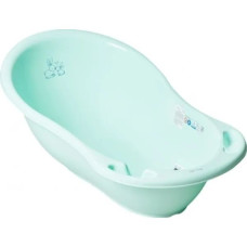 Ванночка дитяча TEGA Зайчики зі зливом м'ятна 86см (KR-004-105)