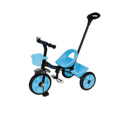 Велосипед триколісний TILLY MOTION з батьківською ручкою блакитний (T-320BL)