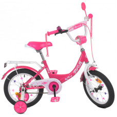 Велосипед двоколісний PROFI Princess SKD 75 16" малиновий (Y1614-1)