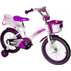 Велосипед дитячий Crosser Kids Bike 14 дюймів біло-фіолетовий (KBC-3/14WVT)