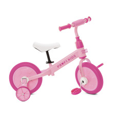 Велосипед-біговел PROFI KIDS 12" трансформер 2 в 1 рожевий (MBB1012-2)