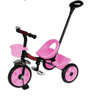 Велосипед триколісний TILLY MOTION з батьківською ручкою рожевий (T-320PN)