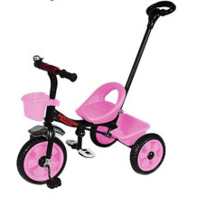 Велосипед триколісний TILLY MOTION з батьківською ручкою рожевий (T-320PN)