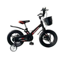 Велосипед двоколісний HUNTER Premium 14" магнієвий чорний (HPM14BL)