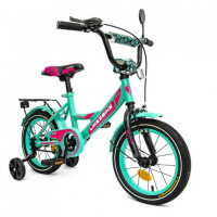 Велосипед дитячий Like2Bike Sky 14 дюймів бірюзовий (211402)