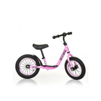 Дитячий біговел PROFI KIDS 12" з надувними колесами рожевий (M4067A-4)