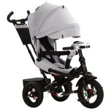 Велосипед триколісний TILLY Impulse з пультом і захисним картузом Сірий (T-386/2GRЕY)