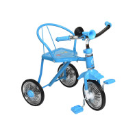 Велосипед дитячий триколісний сталевий блакитний (701-2LBL)