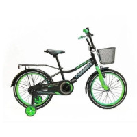Велосипед двухколесный ROCKY CROSSER-13 16" с корзиной зелений (RC-13/16GR)