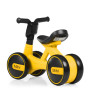 Каталка-толокар мотоцикл 4 колеса звукові світлові ефекти жовтий (M4086-6)