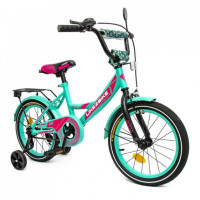 Велосипед дитячий Like2Bike Sky 16 дюймів бірюзовий (211601)
