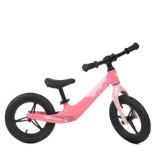 Біговел CROSSER Magnesium Balance 12" з надувними колесами рожевий (BMB12PN)
