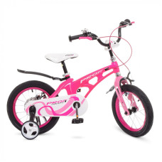 Велосипед двоколісний PROFI Infinity 18" малиновий з допоміжними колесами (LMG18203)