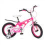 Велосипед двоколісний PROFI Infinity 18" малиновий з допоміжними колесами (LMG18203)