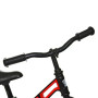Біговел PROFI KIDS 12" двоколісний магнієва рама чорно-червоний (HUMG1207A-1)
