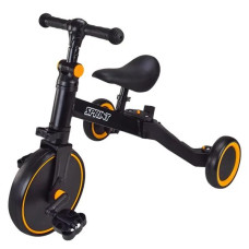 Велосипед-трансформер Sprint триколісний з батьківською ручкою чорний (TR2450)