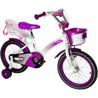 Велосипед дитячий Crosser Kids Bike 14 дюймів біло-фіолетовий (KBC-3/14WVT)