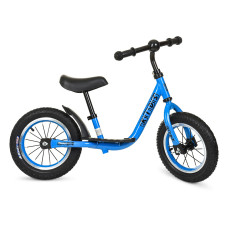 Дитячий біговел PROFI KIDS 12" з надувними колесами блакитний (M4067A-3)