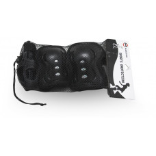 Комплект захисту Maraton із регулюванням розміру чорний (ZMR02BC)