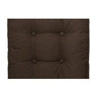 Подушка на стілець DOTINEM CAPITONE AQUA коричнева 40х40х6 см (216904-1)