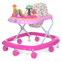 Ходунки дитячі Bambi Baby з ігровою панеллю рожеві (M4295PN)