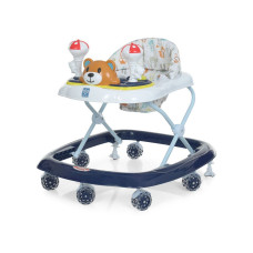 Ходунки із звуковими ефектами з ігровою панеллю ведмедик сині (M3656-2BL)