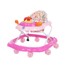 Ходунки дитячі із ігровою панеллю та звуковими ефектами рожеві (M3451PN)