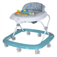 Ходунки дитячі EL CAMINO HAPPY з ігровою панеллю блакитні (ME1049BL)