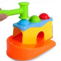 Розвиваюча іграшка тунель-стукалка з молотком та м'ячиками (19403)