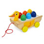 Дерев'яна розвиваюча іграшка-каталка каченя на шнурівці (MD1951)